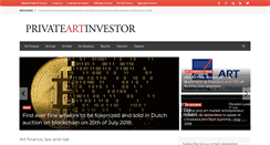 Desktop Screenshot of privateartinvestor.com